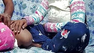 Tight boobs gril and boy sex in the room