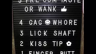 Easy Sissy JOI Game for Fags