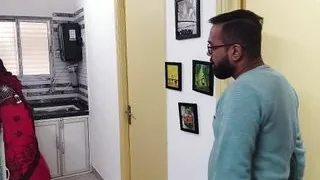 A Man Hardcore Fucked His Newly Married Wife Instead of Going Office