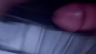 Cumming in strap patent heels