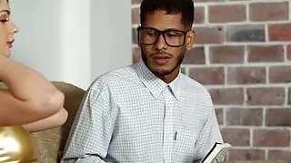 russian milf teacher punishes young black guy with big dick to fuck her hard in the anus