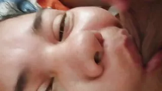 cum in mouth of Valkyrie