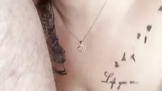 Side View Blowjob with Cumshot