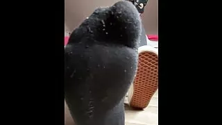 Enjoy my sweaty and stinky black socks