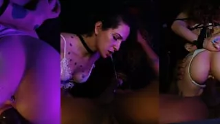 My stepfather's son tied me up, drowned me in his cock and fucked me good - D4ni and D2Black