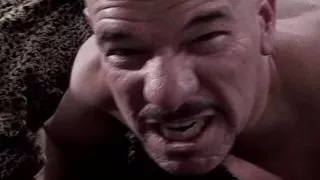 Hot MILF sticks her foot inside a older man asshole before pegging him with a big strap on