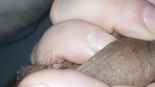 Step mom flipped step son dick on her hands