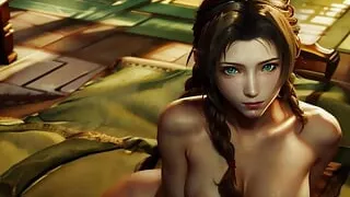 AI generated Aerith (Final Fantasy)