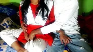 School girl Hardcore Doggy fucking with boyfriend in home best hindi voice