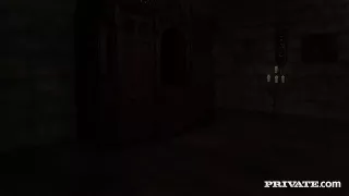 Glory Hole fick mit blonder Schlampe