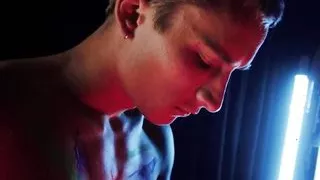 MEN - Theo Brady & Olivier Robert Dance Under The Neon Light Letting Their Horny Dicks Rub Each Other