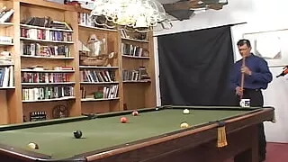 Nasty teen pleases her tight holes with a toy before getting anal and pussy fuck at porn interview