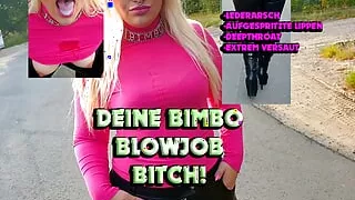 Yout Bimbo Blowjob Bitch!