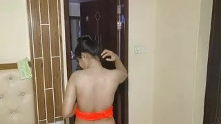 He fucks the cleaning maid at home