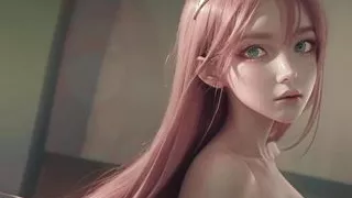 AI generated Zerotwo (Darling in the Franxx)