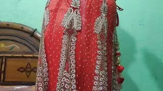 Real Step Brother Seduced and Fucked by Step Sister in Wedding Lehenga