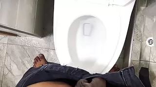 Peeing all over of you dumb faggot