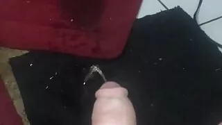 My Hard Dick Pissing on Floor and Spreading My Legs Compilation 1