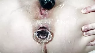 Big Ass Milf WON'T STOP SQUIRTING from Anal! - GreyDesire69