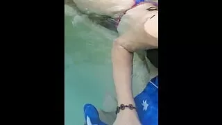 Cheating wife giving pool man handjob compilation
