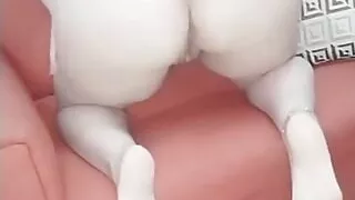 Young Mexican MILF with Big Ass Completely Naked Shows Her Pussy and Asshole