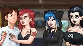 Summertime Saga 132 - Big Titty Goth Girl emo girls Petite Hotties