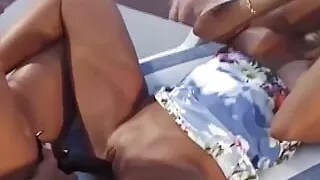 Three Kinky Cuties Bring a Strapon by the Pool to Enjoy a Steamy Lesbian Threesome