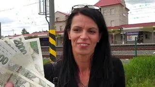 Czech Streets - Milf Enjoys a Vibrator in Public
