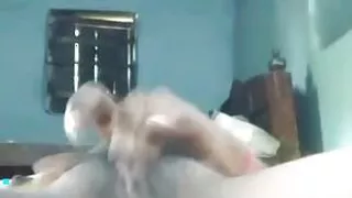 Girlfriend  showing her pussy