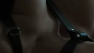 18yo kinky model laying on bed with leather straps sexy ass hot slut for fucking spanking   Onlyfans.com lilly.rayxxx