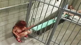 Caged Busty Brunettes Get Unleashed Only to Have a Gangbang Full of DP and Anal