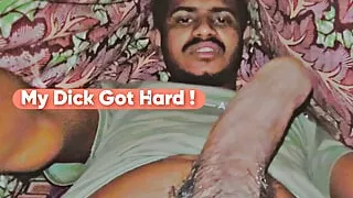 Hot dick showing in the blanket