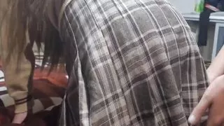 STUDENTS FUCKING! We were doing some high school work and WE COULDN'T STAND THE URGE TO HAVE SEX! HOMEMADE PORN VIDEO!