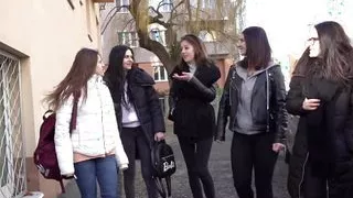 Czech Streets - Girls from Hairdressing Tech