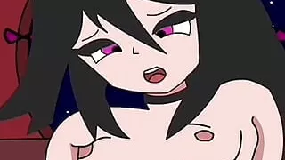 Eyeaculation in femboy ( animation )