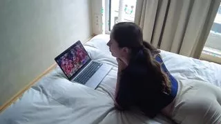 Roommate Seduced Her Neighbour While Watching Football