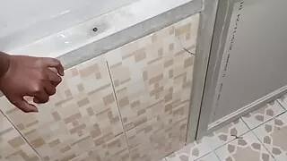 Wow, it's really delicious to fuck the village head's wife's smooth ass