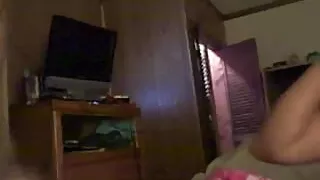 Dick eating POV teen gives head