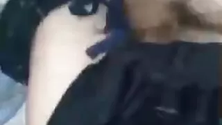 Cum on Janet's mom's granny panties