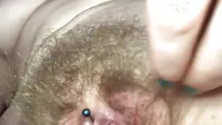 Pussy Dance Party! POV Using My Pubes to Make My Minge Dance in Time to the Music Whilst It's Directly Over My Face
