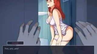 MILF's Plaza: Horny Girl Got Caught Fucking Herself with Dildo on the Wall, She Was Shaking the Whole House - Episode 8