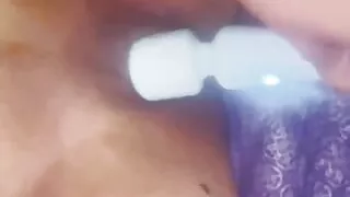 Sexy Slim Ebony Humps Pillow and Rubs Pussy!