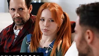 PURE TABOO He Shares His Petite Stepdaughter Madi Collins With A Social Worker To Keep Their Secret