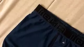 Pissing jacking off cumming