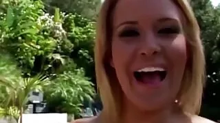 Spreading Sunscreen on the Kinky Blonde PAWG Leads to Intense Deepthroating and Deep Anal Thrusts