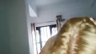 Amateur Blonde Wife Selena Enjoys Sex for Wake up