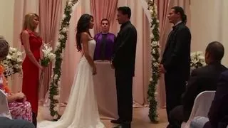 Fabulous slim chick spreads her long legs to receive a big cock in her cunt