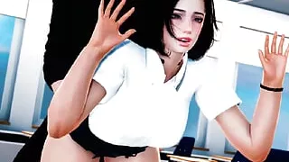 Family At Home 2 #20: Fucking my hot girlfriend at school - By EroticPlaysNC