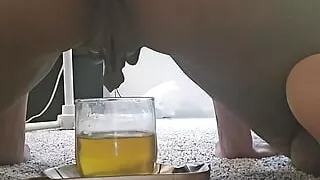 Having some fun with my pee