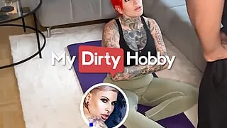 MyDirtyHobby - German redhead creampied by black cock